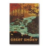 Great Smoky Deep Creek Metal Magnet