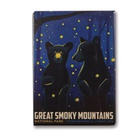 Great Smoky Firefly Cubs Metal Magnet