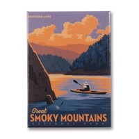 Great Smoky Fontana Lake Metal Magnet