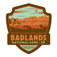 Badlands NP Emblem Magnet