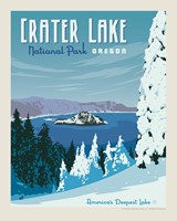Crater Lake 8" x10" Print