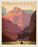 Grand Canyon - Kayak 8" x10" Print