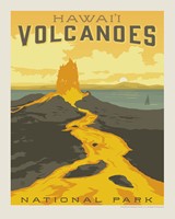 Hawai'i Volcanoes 8" x10" Print