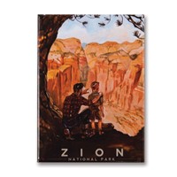 Zion View Metal Magnet
