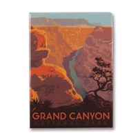 Grand Canyon River View Metal Magnet