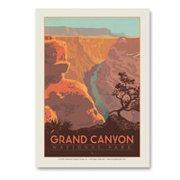 Grand Canyon River View Vertical Sticker