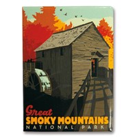 Great Smoky Cable Mill Metal Magnet