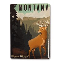 Montana Majestic Magical Metal Magnet