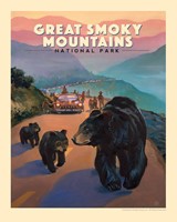 Great Smoky Bear Jam 8" x 10" Print