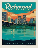 Richmond, VA 8" x 10" Print