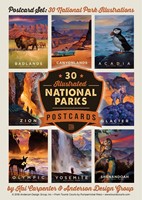 National Park 30 Kai Carpenter Postcard Set