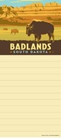 Badlands, SD List Pad