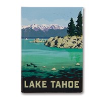 Lake Tahoe East Shore Metal Magnet