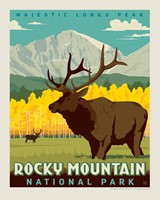 Rocky Mountain Longs Peak 8" x10" Print
