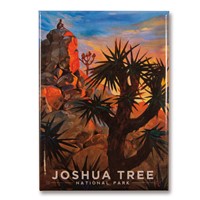 Joshua Tree Desert Sunrise Magnet