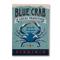 VA Blue Crab Magnet
