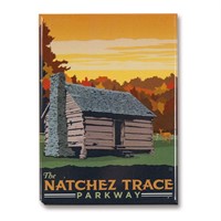 Natchez Trace Parkway Cabin Magnet