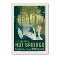 Hot Springs Vert Sticker