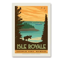 Isle Royale Vert Sticker