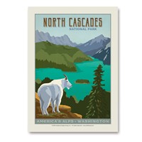 North Cascades Vert Sticker