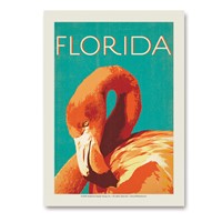 FL Flamingo Vert Sticker