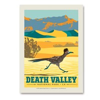Death Valley Roadrunner Vertical Sticker