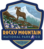 Rocky Mountain Majestic Emblem Sticker