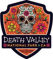 Death Valley Skull Emblem Sticker