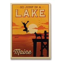ME Jump In Lake Magnet