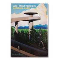 Great Smoky Clingmans Dome Magnet
