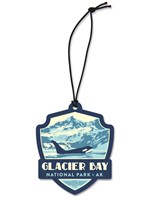 Glacier Bay Emblem Wood Ornament