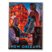New Orleans Jazz Magnet