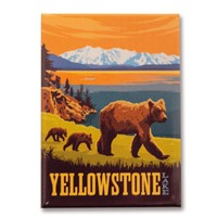 Yellowstone Lake Magnet