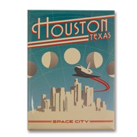 Houston Space City Magnet