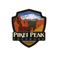 Pikes Peak, CO Emblem Sticker