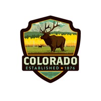 Elk CO Emblem Sticker