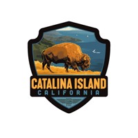 Catalina Bison Emblem Sticker