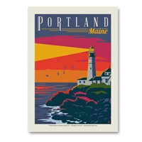 Portland, ME Vert Sticker