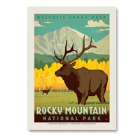 Rocky Mountain Longs Peak Vert Sticker
