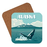 AK Whale Breaching Coaster