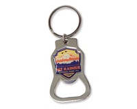 Mt Rainier NP Emblem Bottle Opener Key Ring