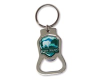North Cascades NP Emblem Bottle Opener Key Ring