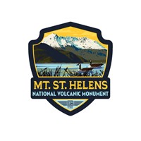 WA, Mount St. Helens Emblem Sticker