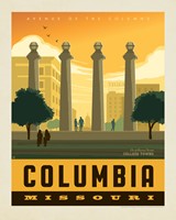 Columbia, MO 8" x10" Print
