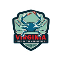 VA Crab Emblem Sticker