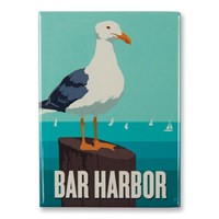 Gull Bar Harbor Magnet