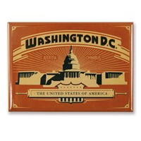 Washington, DC Red Capital Magnet