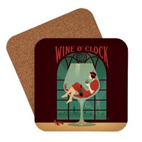 Wine O'clock Coaster