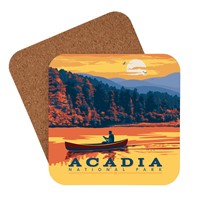 Acadia NP Canoe Coaster