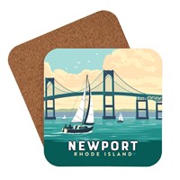 RI Newport Bridge Coaster